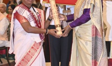 वित्त मंत्री ओपी चौधरी ने पद्मश्री सम्मान प्राप्त डॉ. बुधरी ताती को दी बधाई