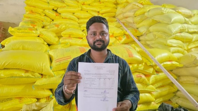 किसानों को समय पर मिल रही खाद,किसान कमलेश ने जताया संतोष