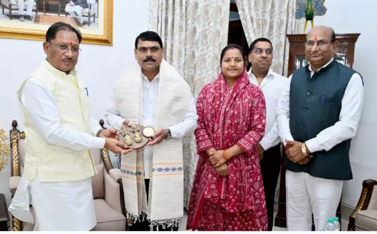 CM विष्णुदेव साय से महाराष्ट्र के विधायक प्रतिनिधिमंडल ने की मुलाकात