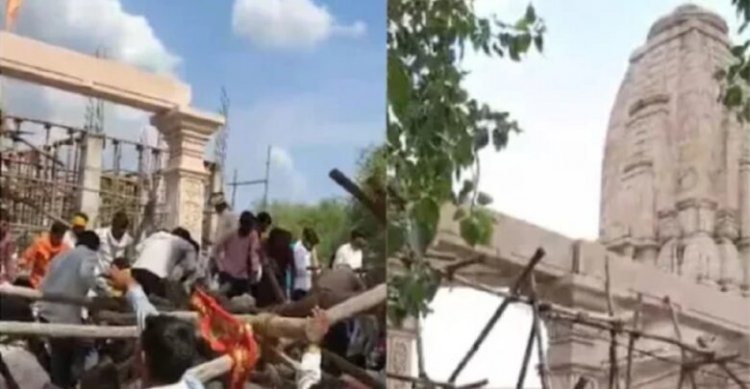 महाराष्ट्र में बड़ा हादसा… भरभरा कर गिरा मंदिर परिसर में बना सभा मंडप का छत, मलबे में दबे कई श्रद्धालु