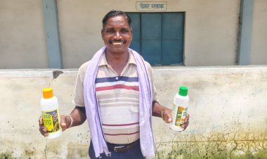 पड़ोसी किसानों की सफलता से बढ़ा भरोसा, पहली बार नैनो यूरिया और नैनो डीएपी अपनाएंगे समयलाल….