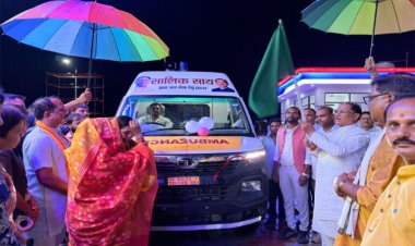 कांसाबेल को मिली नई स्वास्थ्य सुविधा, सीएम साय ने एम्बुलेंस को दिखाई हरी झंडी