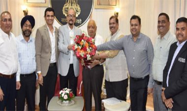 राज्यपाल डेका से निजी विश्वविद्यालयों के पदाधिकारियों ने की भेंट