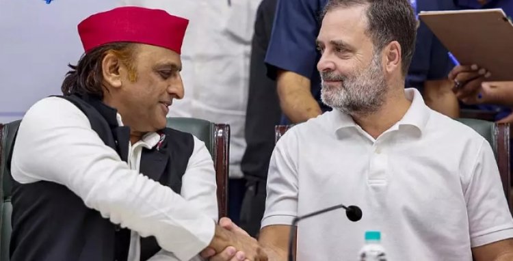राहुल गांधी ने अखिलेश को दी बधाई, PDA पर दिया समर्थन
