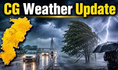 CG Weather Today: छत्तीसगढ़ में फिर बदला मौसम, रायपुर समेत कई जिलों में बारिश; आज भारी बारिश का अलर्ट