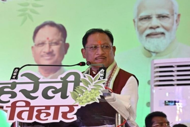 नवा रायपुर मुख्यमंत्री निवास में हरेली तिहार की धूम, देखें LIVE