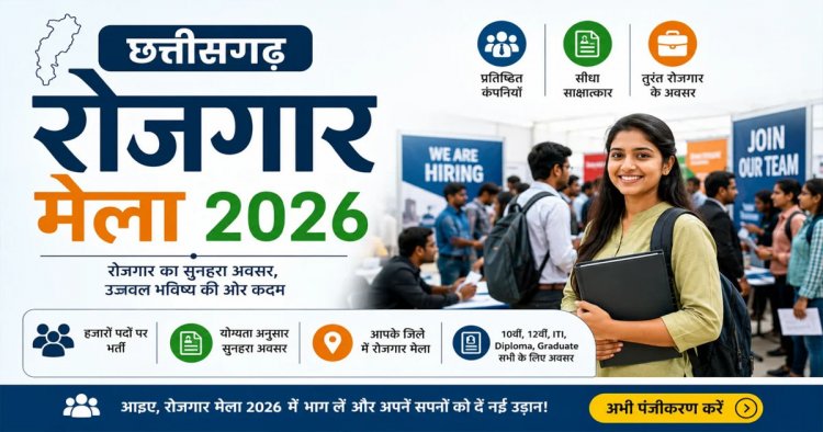 नौकरी का सुनहरा मौका: CG में 5 अगस्त को रोजगार मेला, 5 बड़ी कंपनियां करेंगी 137 पदों पर भर्ती…