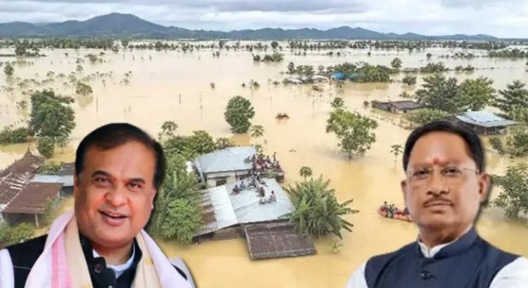 ASSAM FLOOD : असम की बाढ़ पर छत्तीसगढ़ का बड़ा ऐलान