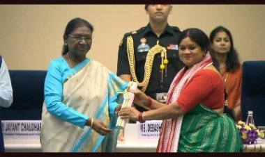 राष्ट्रपति ने सारंगढ़- बिलाईगढ़ की शिक्षिका सुनीता यादव को प्रदान किया राष्ट्रीय शिक्षक सम्मान