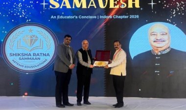 शिक्षा रत्न सम्मान से नवाजे गए अनिल धूपर, शिक्षा के क्षेत्र में योगदान के लिए मिला प्रतिष्ठित अवॉर्ड