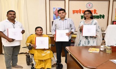 ब्रेल पुस्तक से दृष्टिबाधित विद्यार्थियों को कानूनी अधिकारों और शासकीय योजनाओं की मिलेगी जानकारी – राजस्व मंत्री टंक राम वर्मा