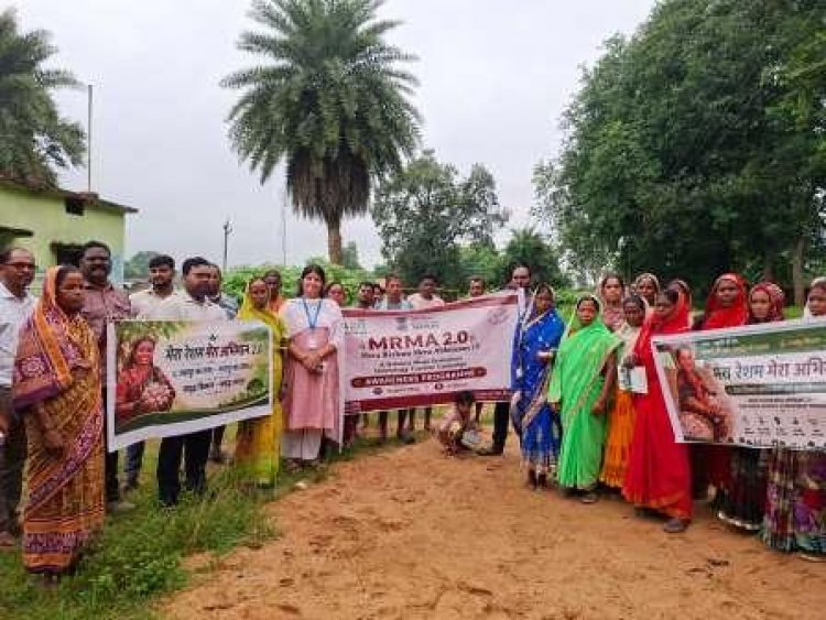 जशपुर में MRMA 2.0 के तहत तसर किसानों के लिए जागरूकता व प्रशिक्षण कार्यक्रमों की श्रृंखला