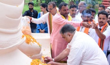 सेवा संकल्प अभियान: गुजरात से निकली बाइक रैली का उदयपुर में भव्य स्वागत, मंत्री  राजेश अग्रवाल ने किया आत्मीय अभिनंदन