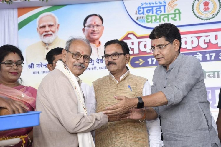 सेवा संकल्प अभियान'  अंतर्राष्ट्रीय वृद्धजन दिवस पर 500 बुजुर्गों का शॉल-श्रीफल से सम्मान